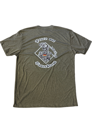 Peace Out Sauerkraut "Boneman" - UDS Logo Shirt