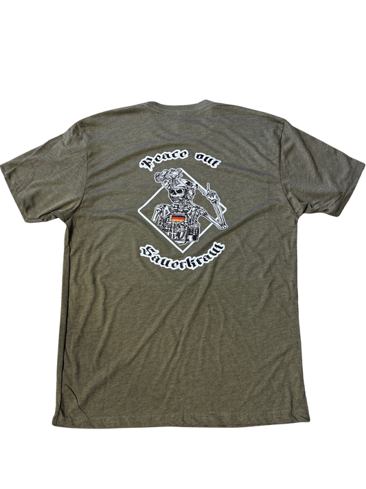 Peace Out Sauerkraut "Boneman" - UDS Logo Shirt