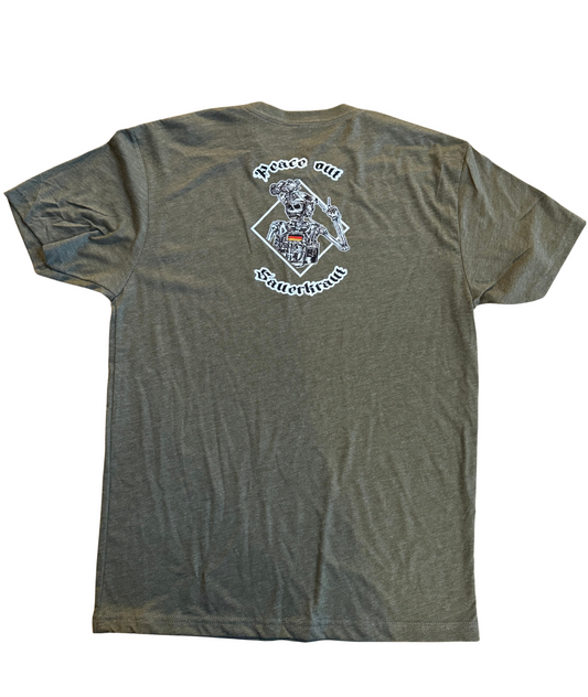 Peace Out Sauerkraut "Boneman" - UDS Logo Shirt