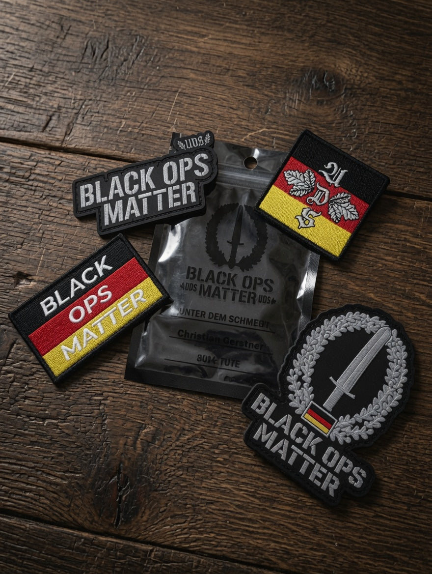 Black Ops Matter Swag Bag - Limitierte Sticker und Patches