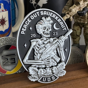 Black Ops Matter - Peace Out Sauerkraut - Unter dem Schwert Coin