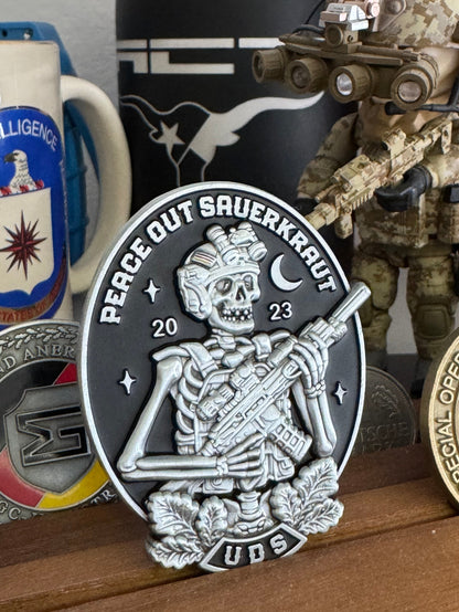 Black Ops Matter - Peace Out Sauerkraut - Unter dem Schwert Coin