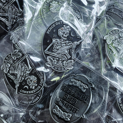 Black Ops Matter - Peace Out Sauerkraut - Unter dem Schwert Coin